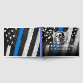 Livre D'or Mémorial du policier | Ligne Bleue fine (Complet)