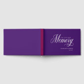 Livre D'or Mémorial "En mémoire de l'amour" violet (Complet)