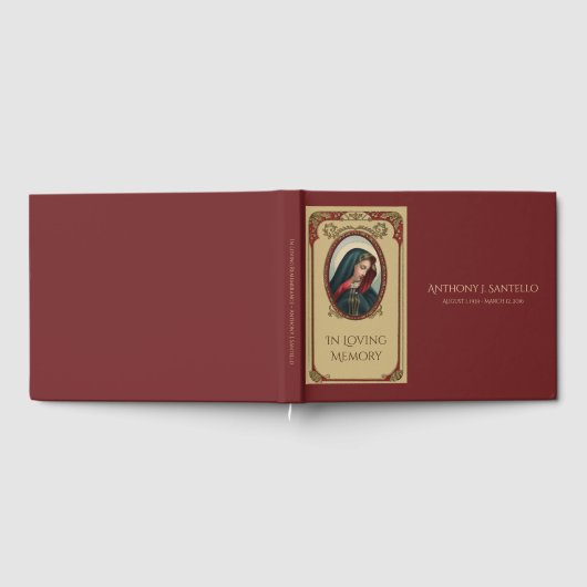 Livre D'or Mémorial funéraire de la Vierge catholique (Complet)