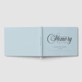Livre D'or Memorial "In Loving memory" Light-Blue (Complet)
