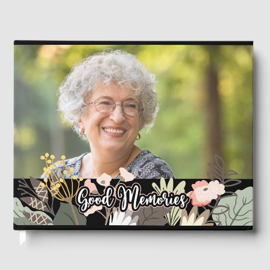 Livre D'or Memorial Loving Memory Funérailles Célébration de (Recto)