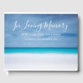 Livre D'or Mémorial ou funérailles de Beach Ocean (Recto)