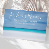 Livre D'or Mémorial ou funérailles de Beach Ocean