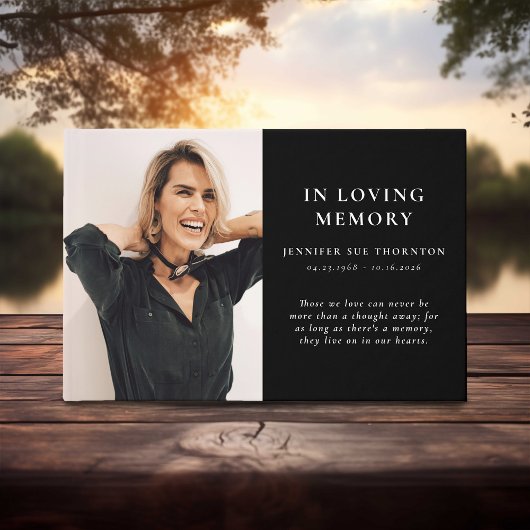 Livre D'or Memorial Photo & Message Sympathy