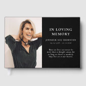 Livre D'or Memorial Photo & Message Sympathy  (Recto)