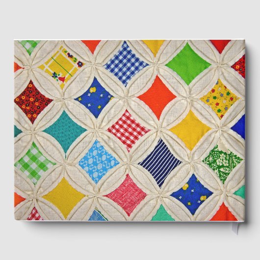 Livre D'or Memorial Service Cathedral Window Quilt Pattern (Verso)