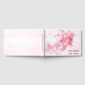 Livre D'or Memorial Service Cherry Blossoms On Pink (Complet)