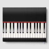 Livre D'or Memorial Service Piano Keyboard (Verso)