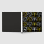 Livre D'or Metallic flower tile abstract (Complet)