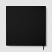 Livre D'or Metallic Gold & Black Professional Modern Elegant (Verso)