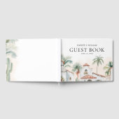 Livre D'or Mexique Aquarelle Palm Tree Destination Mariage (Complet)