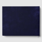 Livre D'or Midnight Blue Celestial Gold Moon Stars Mariage (Verso)
