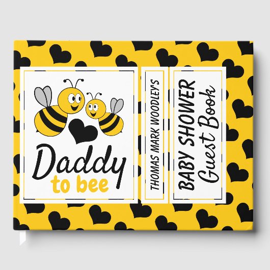 Livre D'or Miel Bee, Baby shower (Recto)