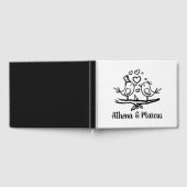 Livre D'or Mignonette Oiseaux Lovebird Noir Blanc Mariage (Complet)