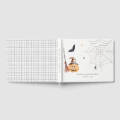 Livre D'or Mignonne Halloween Citrouille Spiderweb N'importe  (Complet)