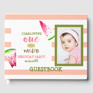 Livre D'or Mignonne One in a Melon Happy 1er Anniversaire Aqu
