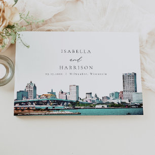 Livre D'or MILWAUKEE Wisconsin Skyline Destination Voyage
