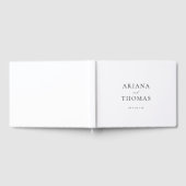 Livre D'or Minimal Black and White Custom Wedding (Complet)