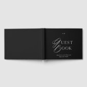 Livre D'or Minimal Black & White Wedding Guest Book (Complet)