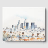 Livre D'or Minimal Los Angeles, Californie Mariage d'aquarell (Verso)