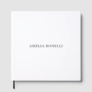 Livre D'or Minimaliste Classique Professionnel Simple