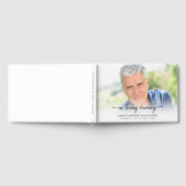 Livre D'or Minimaliste En Mémoire Amoureuse (Complet)