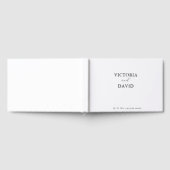 Livre d'or minimaliste Mariage moderne Gold Foil (Complet)