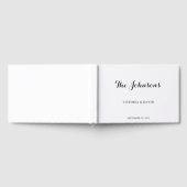 Livre d'or minimaliste simple Mariage Gold Foil (Complet)