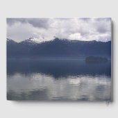 Livre D'or Misty Alaskan Sea dans les tons bleu (Verso)