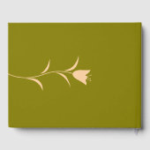 LIVRE D'OR MOD PEACH & OLIVE TULIP MARIAGE (Verso)