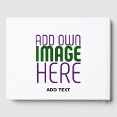 LIVRE D'OR MODÈLE DE TEXTE D'IMAGE BLANCHE SIMPLE MODERNE (Verso)