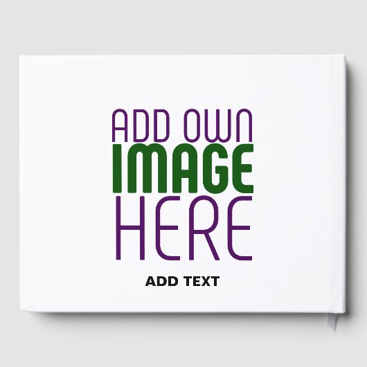 LIVRE D'OR MODÈLE DE TEXTE D'IMAGE BLANCHE SIMPLE MODERNE (Verso)