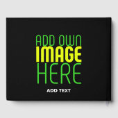 LIVRE D'OR MODÈLE DE TEXTE D'IMAGE NOIRE SIMPLE ET MODERNE (Verso)