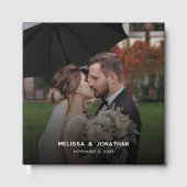 Livre D'or Modern 1 Photo Wedding (Recto)