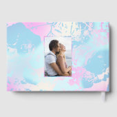 Livre D'or Modern Abstract Pastel Wedding (Verso)