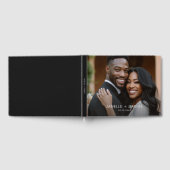 Livre D'or Modern Bride Groom Wedding Guest Book (Complet)