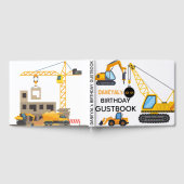 Livre D'or Modern Construction Simple Kid's Birthday (Complet)