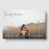Livre D'or Modern Elegant Photo Wedding (Recto)
