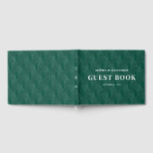Livre D'or Modern Emerald Green & Silver Arch (Complet)