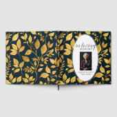 Livre D'or Modern In Loving Memory Foam Board with Photo (Complet)