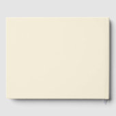 Livre D'or Modern Minimal Wedding Guest Book (Verso)