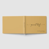 Livre D'or Modern Minimalist Gold Script Wedding (Complet)