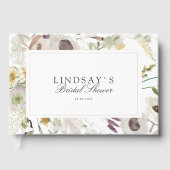 Livre D'or Modern Spring Bridal Shower (Recto)