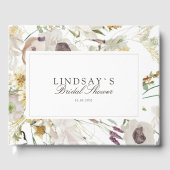 Livre D'or Modern Spring Bridal Shower (Recto)