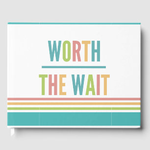 Livre D'or Modern Worth the Wait - Adoption, Nouveau bébé