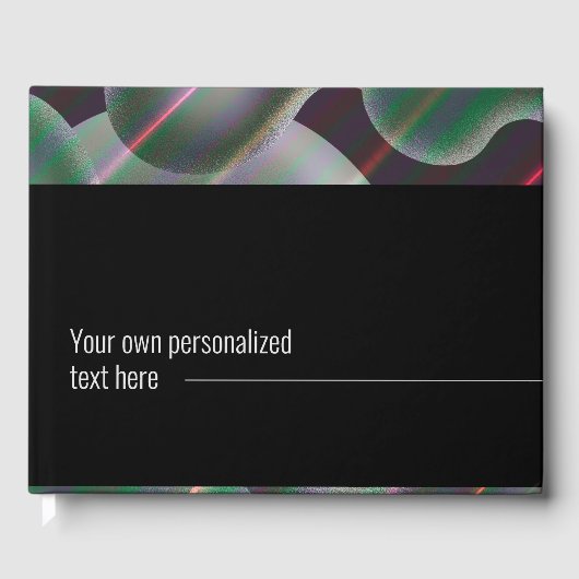 Livre D'or Moderne argent mercure liquide peinture abstraite (Recto)