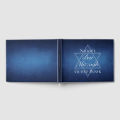 Livre D'or Moderne Bar Mitzvah Party Blue Star de David Custo (Complet)