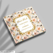 Livre d'or moderne Blush Mariage pour la signature