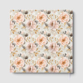 Livre d'or moderne Blush Mariage pour la signature (Verso)