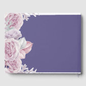 Livre D'or Moderne chic Frame violet Floral (Verso)